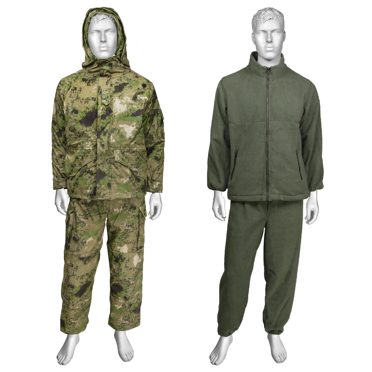 Костюм д/с ПАРКА (утепленный флисом) "мох" (A-TACS FG)
