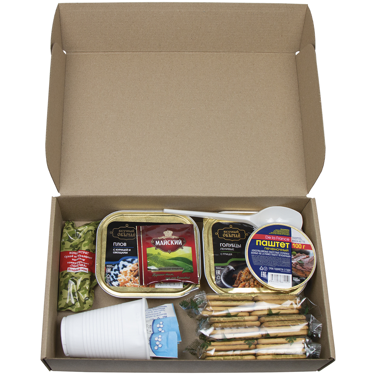 Сухпаек "КПК" (№4.1 УФСИН спецконтингент) срок годности до 09.2026