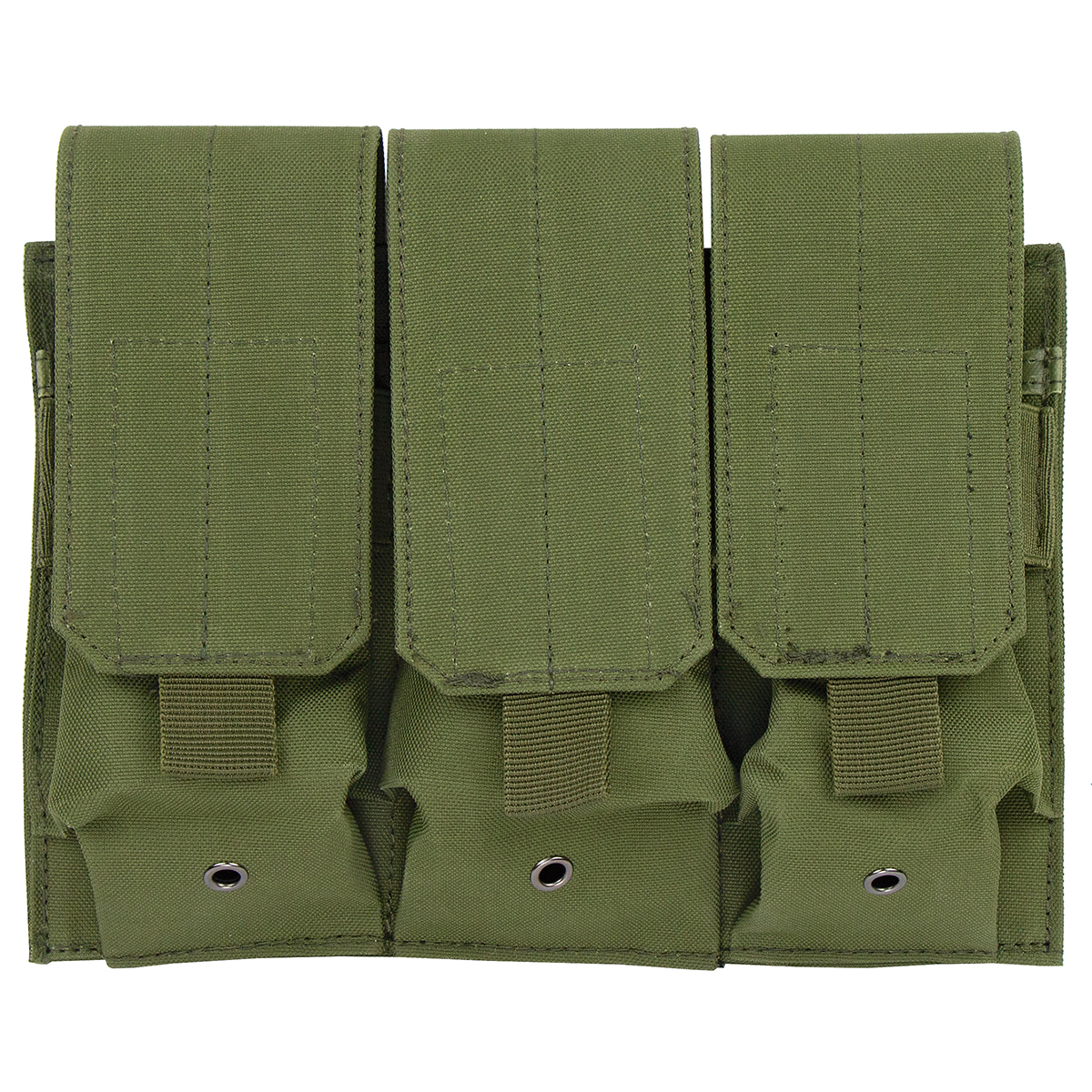 Подсумок для 3 магазинов АК (оливковый) (с системой крепления "MOLLE")