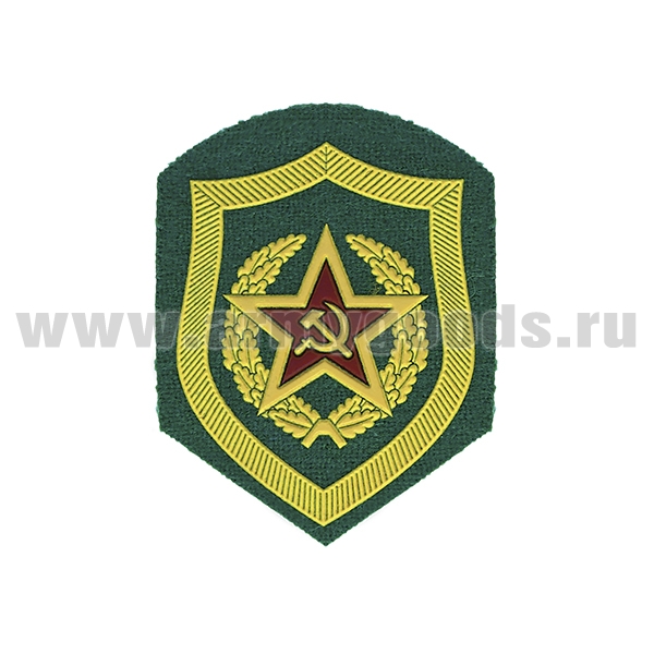 Шеврон пластизолевый СА обр. 1969 г. Пограничные войска
