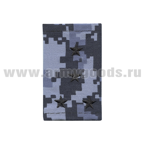 Ф/пог. Росгвардия ВОХР (расцв. "точка") вышит. черн. (капитан)