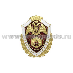 Значок мет. Росгвардия Отличник службы в воинских частях РХБЗ