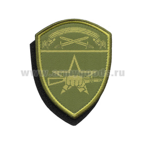 Шеврон тканый Росгвардия Северо-Западный ВО (Спецназ) полевой на липучке