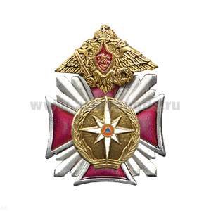 Значок мет. МЧС (серия Стальной крест)