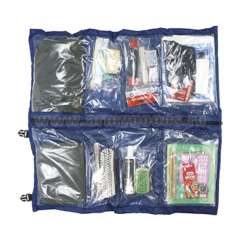 Сумка наплечная "тревожный чемоданчик" (синий) укомплектованная