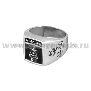 Перстень ВМФ Каспийская флотилия (серебро 925 пробы)
