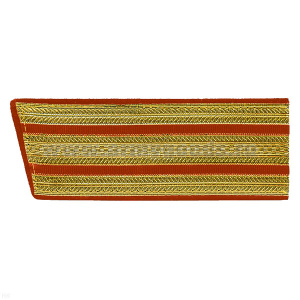 Погоны парадные зол. мет. со скосом красн 2 пр. СССР ширина 6 см