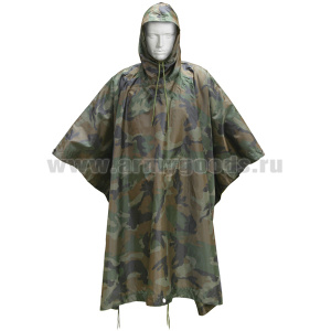 Пнч с капюшоном (плщ-нкдк) кмф зеленое в мешочке