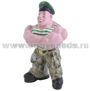 Фигурка гипсовая Пограничник-качок