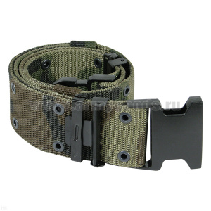 Ремень широкий НАТО (ширина 50 мм) офиц. кмф зел. с пласт. пряжкой (длина 125 см)