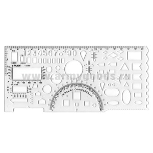 Линейка офицерская (печатная шкала) (ТТ03)
