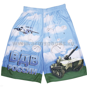 Шорты цветные ВДВ России (техника)