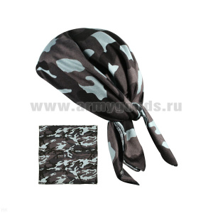 Бандана (квадратная) кмф серая