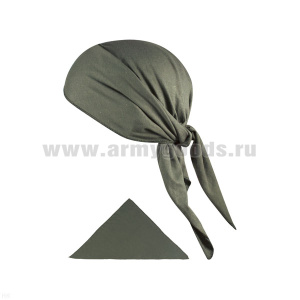 Бандана (треугольная) оливковая