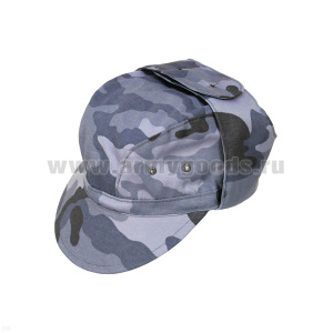 Кепи "уши" 4-хцветное серое