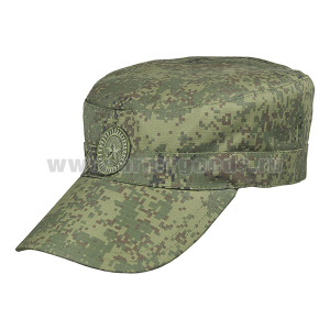 Кепи цилиндр ВКБО "русская цифра" (ткань ГОСТ "Елочка") с вышитой малой кокардой РА