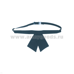 Галстук-бант женский серо-синий "морская волна"