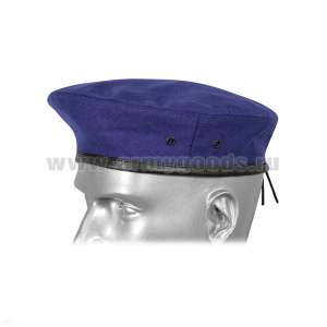 Берет простой васильковый