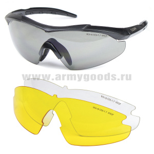 Очки защитные тактические (открытого типа) 5.11 (в комплекте 2 доп. фильтра)