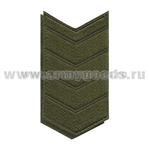 Нашивки вышит. (оливк. фон, оливк. вышивка) для контрактников 21 год (на липучке)