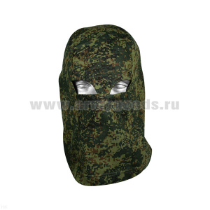 Маска х/б (отверстия для глаз, без рта) "русская цифра" (кулирка)