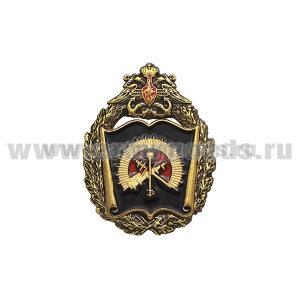 Значок мет. Санкт-Петербургский военно-морской институт (эмблема в венке с орлом)