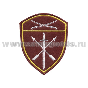 Шеврон вышит. Росгвардия Южный ВО (В/ч оперативного назначения)