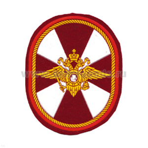 Шеврон пластизолевый ВВ (овал) крапов.