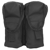 Подсумок для 4 магазинов АК (черный) (с системой крепления "MOLLE")