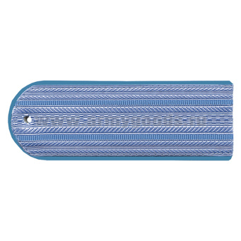 Погоны голуб. (серо-голуб. кант) 2 серо-голуб. пр. Юстиция ст/обр на рубашку (на пластике)