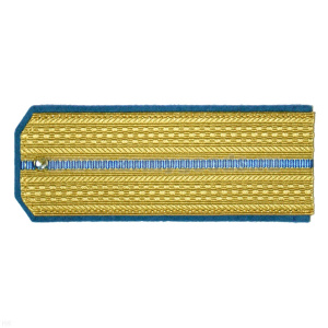 Погоны парад. зол. шелк. 1 голуб. пр.