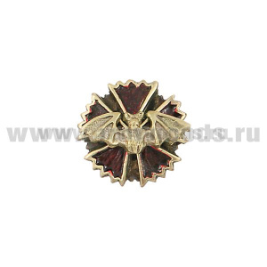 Значок мет. Летуч. мышь на гвоздике ГРУ (мал., на пимсе)