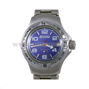 Часы наручные механич. "Амфибия" (водонепроницаемые 200 м, автоподзавод, противоударные)