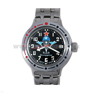 Часы наручные механич. "Амфибия" (водонепроницаемые 200 м, автоподзавод, противоударные)