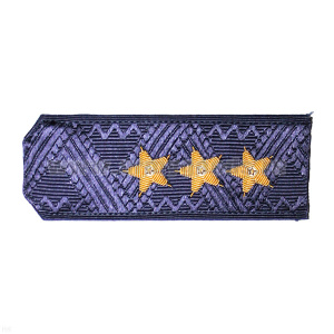 Погоны генерал-полковник чисто-синие с желт. звездами (на куртку)