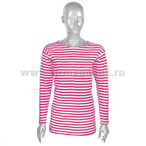 Тельняшка лет. х/б интерлок розовая (беленая) р-ры с 32 по 54