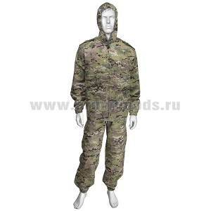 Костюм лет. КЗМ-4 (капюшон не отстегивается) на молнии "мультикам"