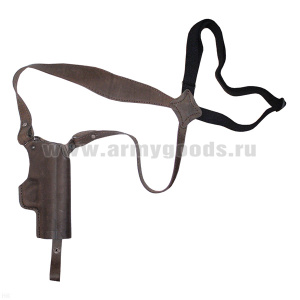 Кобура оперативная под Пистолет Ярыгина на резинке ОК-27 (коричневая)