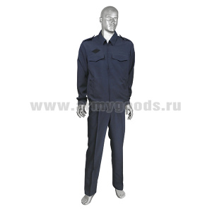Костюм лет. Полиция штабной (на молн) рубаш. ткань (габардин) (мод. 485) приказ №777 от 17.11.20 (р-ры с 40 по 60)