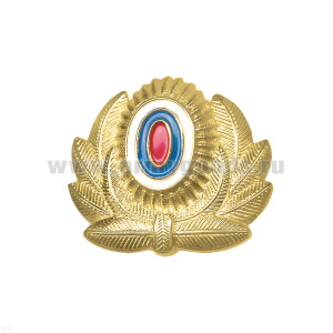 Кокарда пласт. МВД бол. зол.