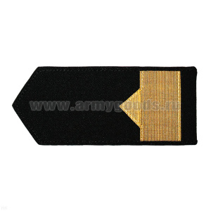 Погоны реч.фл. (жестк., галун) черн.: 10 катег.