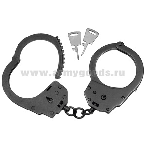 Наручники БР-С "Краб" конвойные (черного цвета) с фиксатором