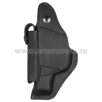 Кобура под ПМ формованная с запасной обоймой ПК-35 черная