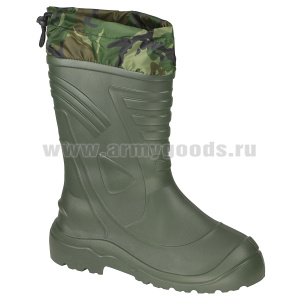 С.  ЭВА мод. 302.1 оливковые (высота 37 см) утепленные вставным чулком