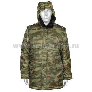 Кртк зим. Аляска (мод. S) 4-хцветная зеленая/3-хцветная флора (ткань "оксфорд")