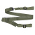 Ремень оружейный ОР-17 трехточечный стропяной (30 мм) хаки