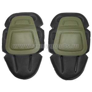 Комплект защитный (наколенники и налокотники вставные) оливк.