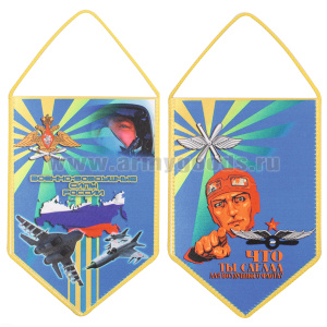 Вымпел шелкография ВВС России (Что ты сделал для воздушного флота?)