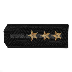 Погоны генерал-полковник универсальные (на любую черную кожаную куртку) с широкой шлевкой