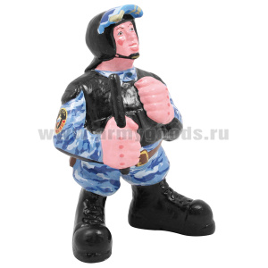 Фигурка гипсовая Омоновец с дубинкой